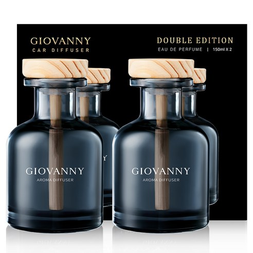차량용방향제 추천 순위 GIOVANNY 차량용 디퓨저 150ml 세트, 아쿠아샤워, 2개 가성비 유행 아이템